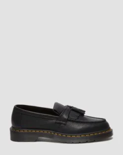 Adrian Ambassador Leren Tassel Loafers in Zwart