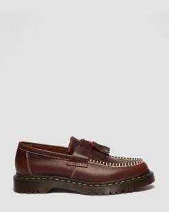 Adrian Orleans Leren Tassel Loafers in Bruin