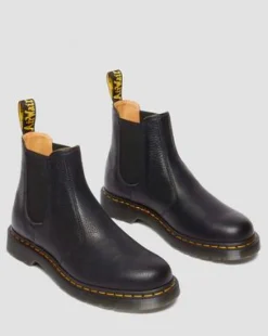 2976 Ambassador Leren Chelsea Boots in Zwart