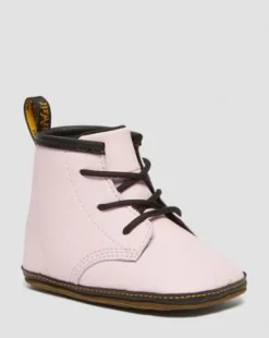 1460 Auburn Leren Booties voor Baby's in Pale Pink
