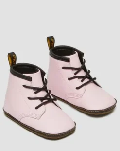 1460 Auburn Leren Booties voor Baby's in Pale Pink