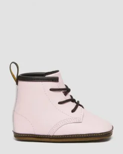 1460 Auburn Leren Booties voor Baby's in Pale Pink