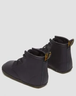 1460 Auburn Leren Booties voor Baby's in Zwart