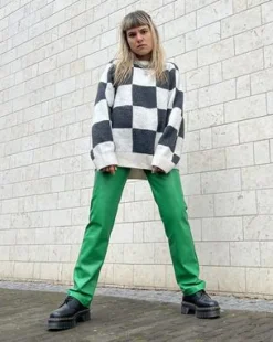 Audrick Nappa Lux Leren Platform Schoenen in Zwart