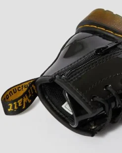 Baby 1460 Lakleren Veterlaarzen in Zwart