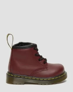 Baby 1460 Softy T Leren Enkellaarzen in Cherry Red
