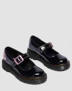 Bex Lamper Lakleren Mary Jane Schoenen voor Kinderen in Zwart