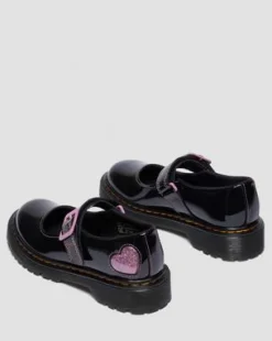 Bex Lamper Lakleren Mary Jane Schoenen voor Kinderen in Zwart