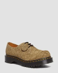 1461 Bex Made in England Reliëf Suède Oxford Schoenen in Savannah Tan
