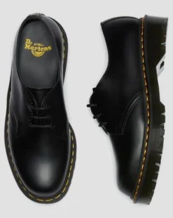 1461 Bex Smooth Leren Oxford Schoenen in Zwart