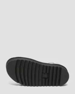 Blaire Quad Hydro Leren Platform Gladiator Sandalen in Wit