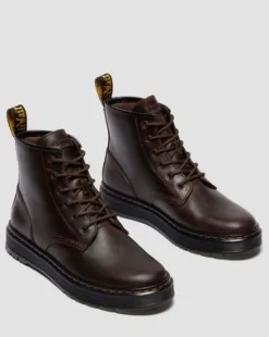 Brookline Crazy Horse Leren Chukka Laarzen in Donkerbruin