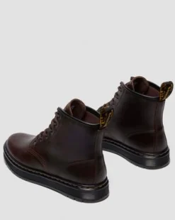 Brookline Crazy Horse Leren Chukka Laarzen in Donkerbruin