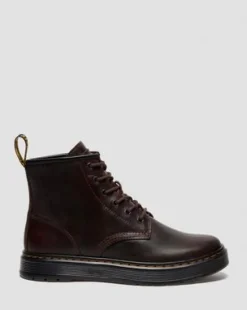 Brookline Crazy Horse Leren Chukka Laarzen in Donkerbruin