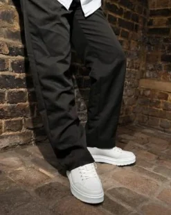 Brookline Nappa Leren Schoenen in Gebroken Wit