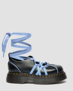 Buzz Ballerina Gloss Leren Schoenen in Zwart