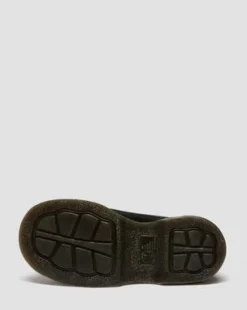 Buzz Hair-On Leren Schoenen met Vijf Veterogen in Zwart