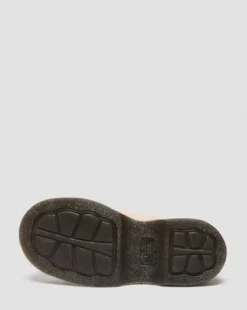 Buzz leren schoenen met vijf veterogen in Poederroze