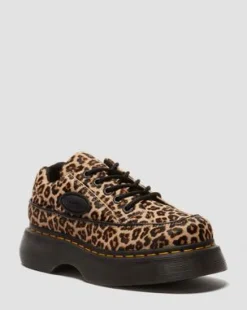 Buzz luipaard schoenen met vijf veterogen in Luipaard