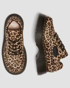 Buzz luipaard schoenen met vijf veterogen in Luipaard