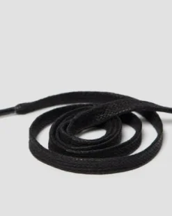 65cm Gewaxte Schoenveters (3 Veterogen) in Zwart