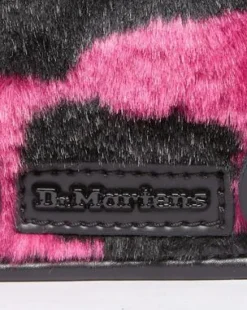 17.78cm Hair-On Koeienprint Schoudertas in Thrift Pink