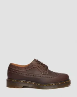 3989 Crazy Horse Leren Brogue Schoenen in Donkerbruin