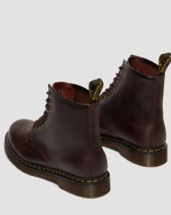 1460 Crazy Horse Leren Laarzen in Cherry Red