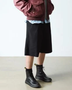 Crewson Leren Veterlaarzen in Black