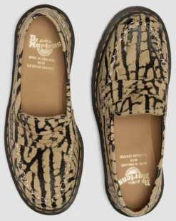 Delapre Suède Loafers in Teak Bruin & Zwart