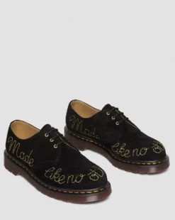 1461 Desert Oasis Suède Schoenen in Zwart