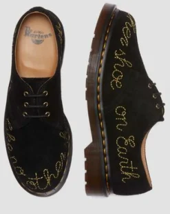 1461 Desert Oasis Suède Schoenen in Zwart