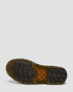 2976 DM's Wintergrip Leren Chelsea Laarzen in Tan