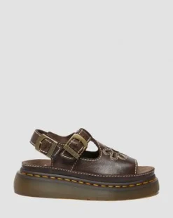 Dunnet Flower volnerfleren sandalen in Bruin
