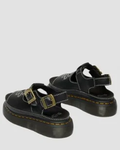 Dunnet Flower volnerfleren sandalen in Zwart