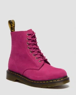 1460 GETROMMELD NUBUCK VETERLAARZEN in Roze