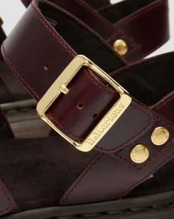 Gryphon Atlas Leren Gladiatorsandalen in Charro