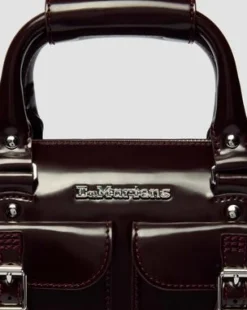 Hengelstas van Rub-Off Vegan Leer in Cherry Red