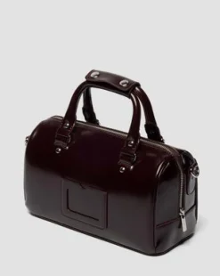 Hengelstas van Rub-Off Vegan Leer in Cherry Red
