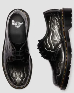 1461 Inferno Leren Veterschoenen in Zilver