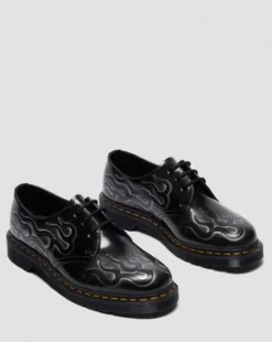 1461 Inferno Leren Veterschoenen in Zilver