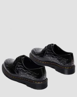 1461 Inferno Leren Veterschoenen in Zilver