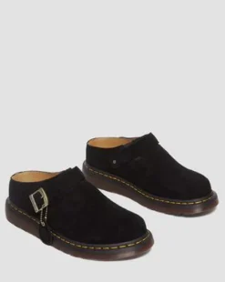 Isham Desert Oasis Suède Mules in Zwart