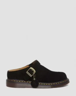 Isham Desert Oasis Suède Mules in Zwart