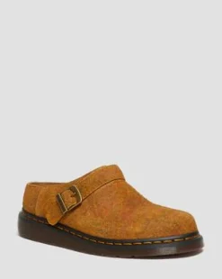 Isham Marmer Suède Slingback Mules in Brown