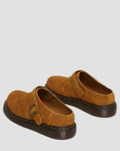 Isham Marmer Suède Slingback Mules in Brown