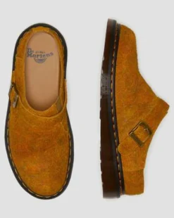 Isham Marmer Suède Slingback Mules in Brown