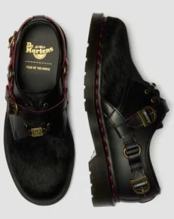 1461 Jaar Van Het Paard Leren Schoenen in Zwart