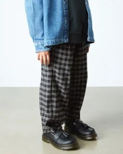 Junior Adrian Leren Loafers in Zwart