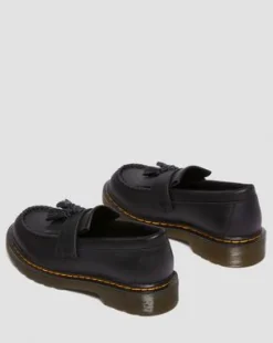 Junior Adrian Leren Loafers in Zwart
